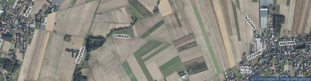 Zdjęcie satelitarne Grotnicka ul.